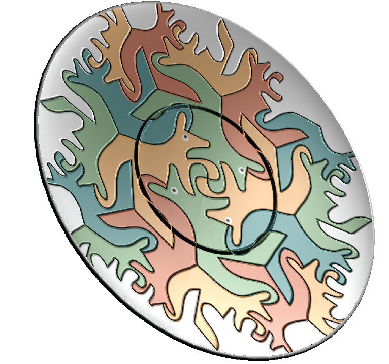 Real-time rendering of textures with feature curves